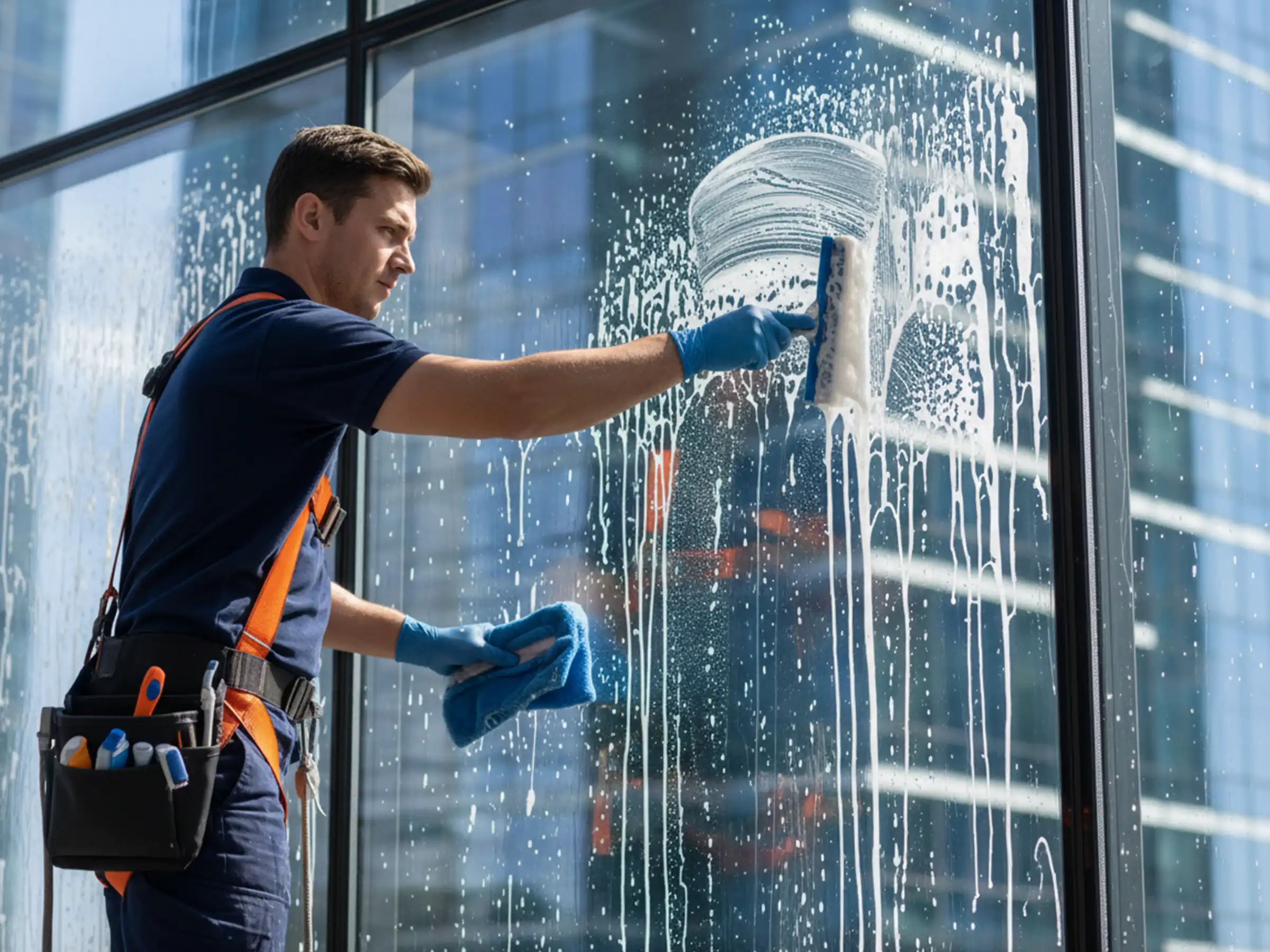 Professionelle Fensterreinigung in Heidelberg Bürogebäuden